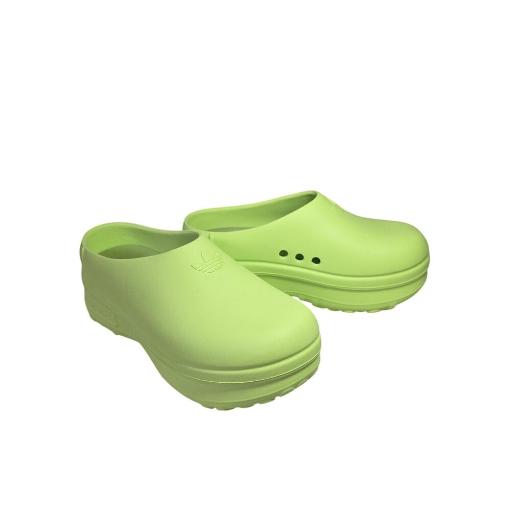 Adidas Adifom Stan Smith Lucid Lemon Slip On Platform Mules Womens Size 9